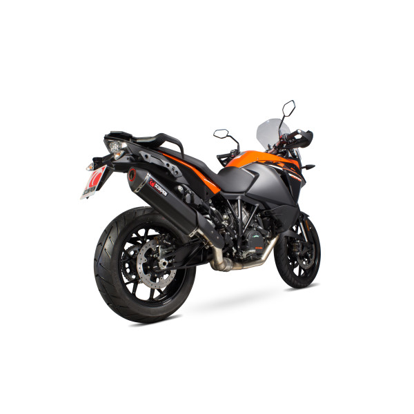 Scorpion Exhaust KTM 1190 Adventure 2013 - 2016 Serket Parallel Slip-on Black Ceramic Coated Sleeve